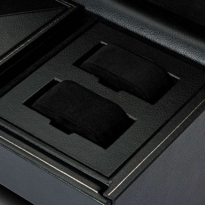 Watch winder met lade British Racing 3 horloges Wolf 1834 - Horlogerieshop.nl