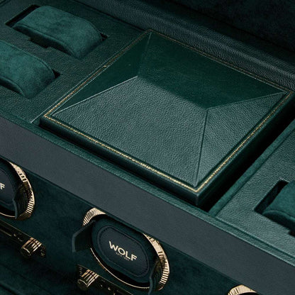 Watch winder met lade British Racing 3 horloges Wolf 1834 - Horlogerieshop.nl