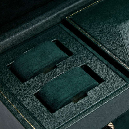 Watch winder met lade British Racing 3 horloges Wolf 1834 - Horlogerieshop.nl
