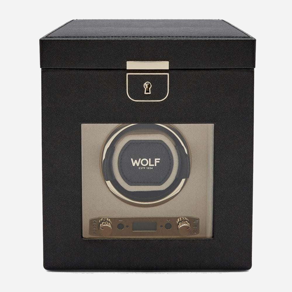 Watch winder met sierradenopslag Palermo 1 horloge Wolf 1834 - Horlogerieshop.nl