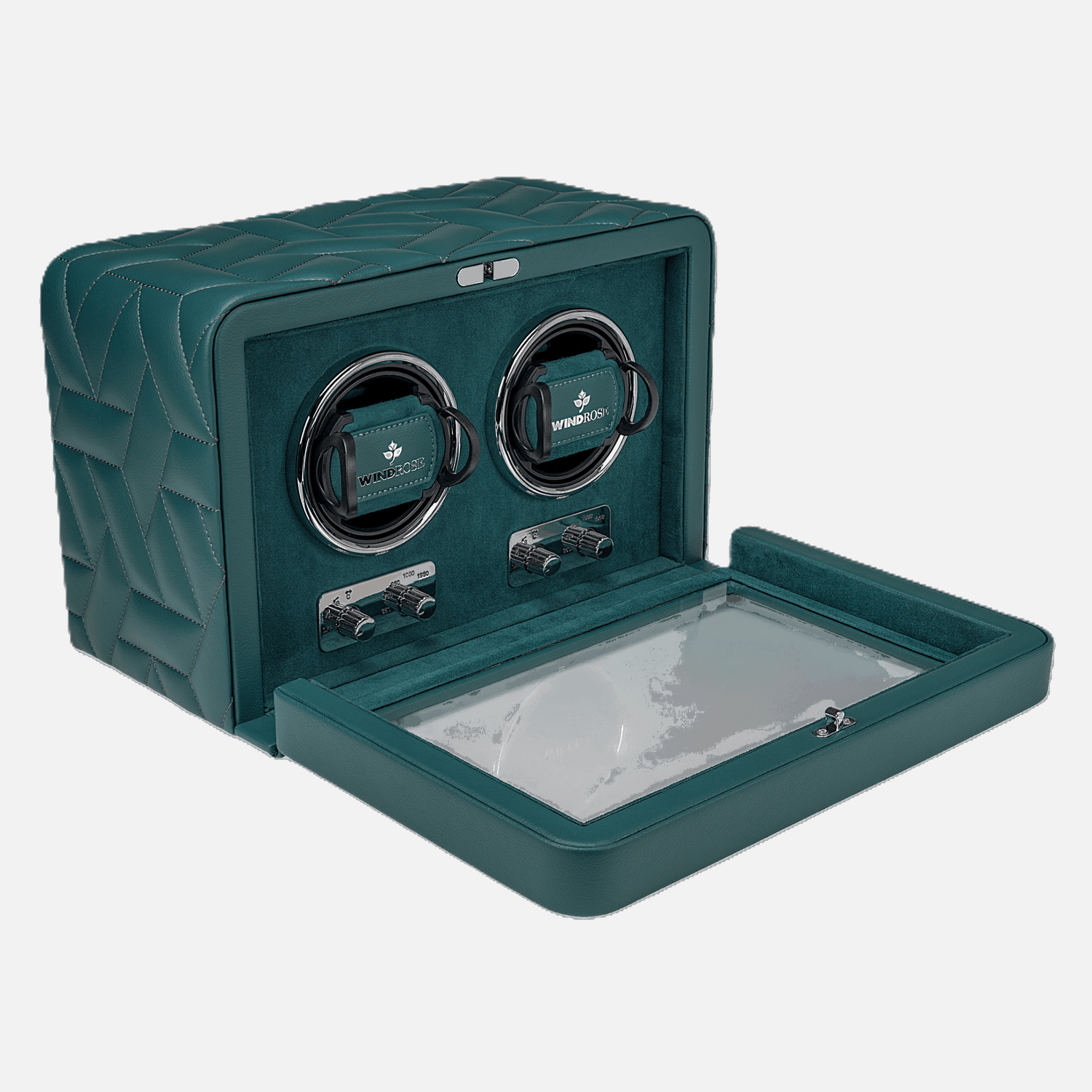 Watch Winder Noblesse 2 horloges Windrose 1967 - Horlogerieshop.nl