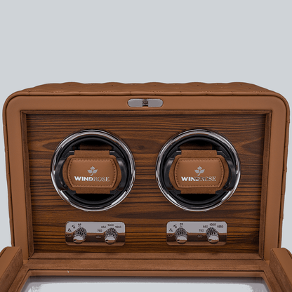 Watch Winder Noblesse 2 horloges Windrose 1967 - Horlogerieshop.nl