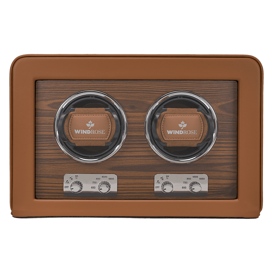 Watch Winder Noblesse 2 horloges Windrose 1967 - Horlogerieshop.nl