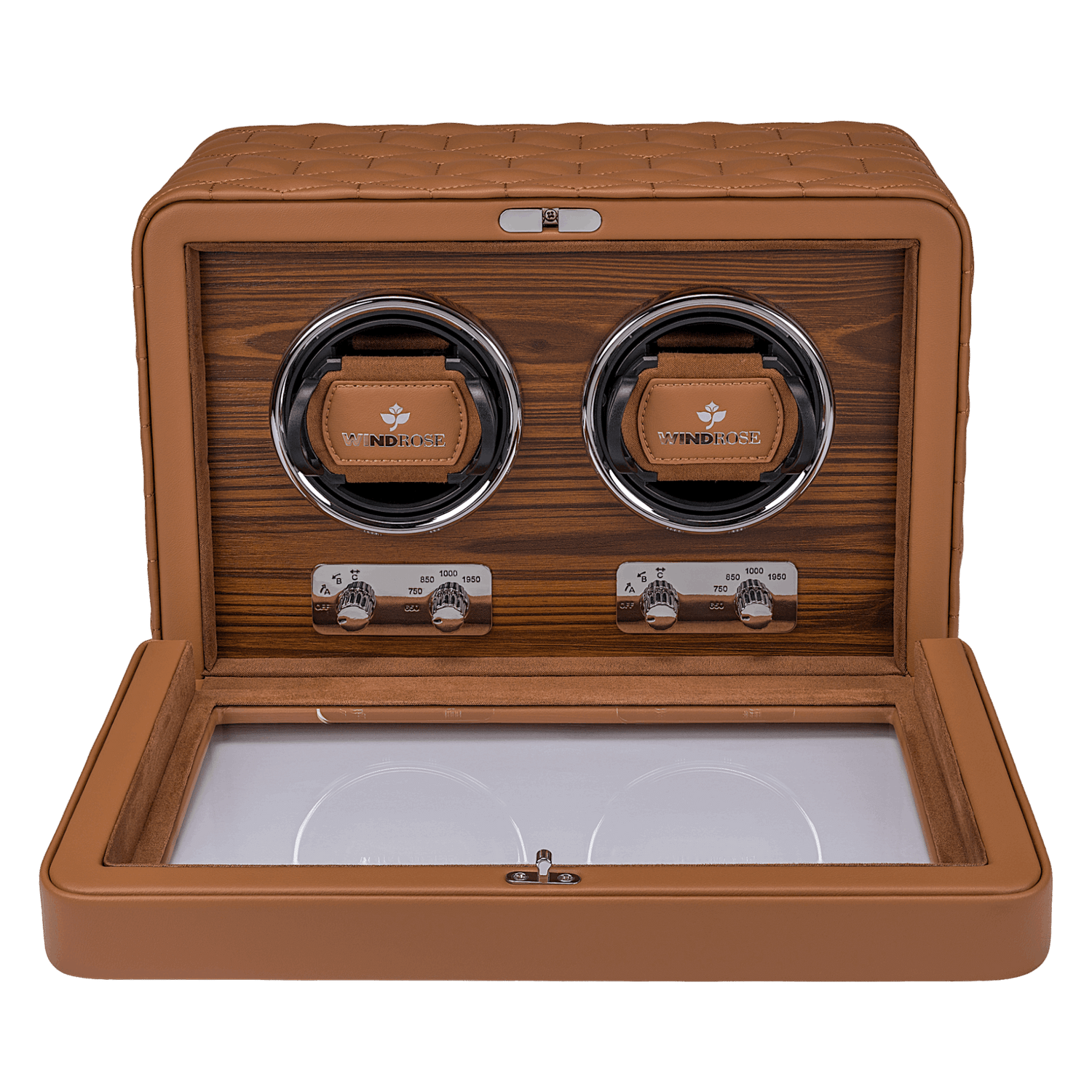 Watch Winder Noblesse 2 horloges Windrose 1967 - Horlogerieshop.nl
