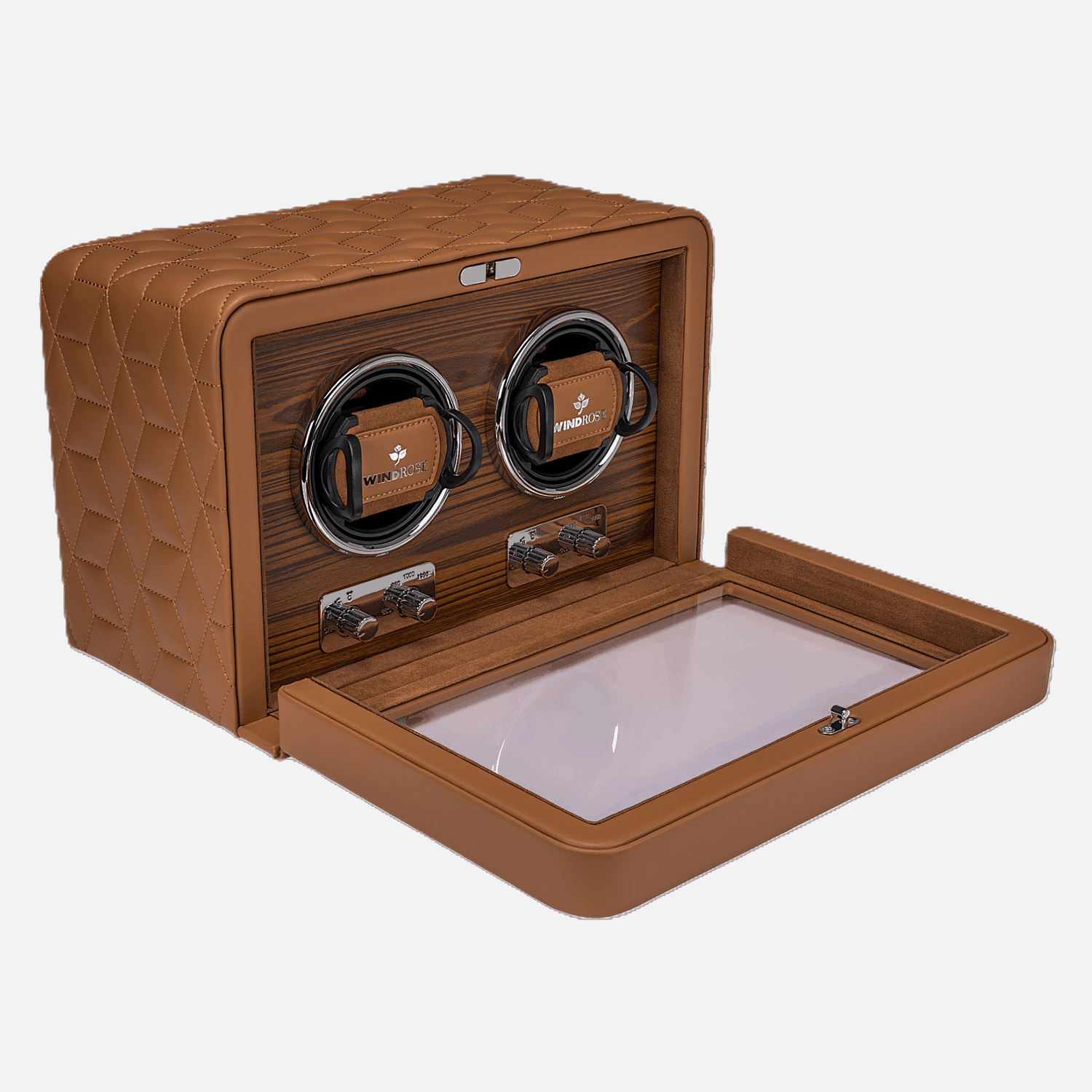 Watch Winder Noblesse 2 horloges Windrose 1967 - Horlogerieshop.nl