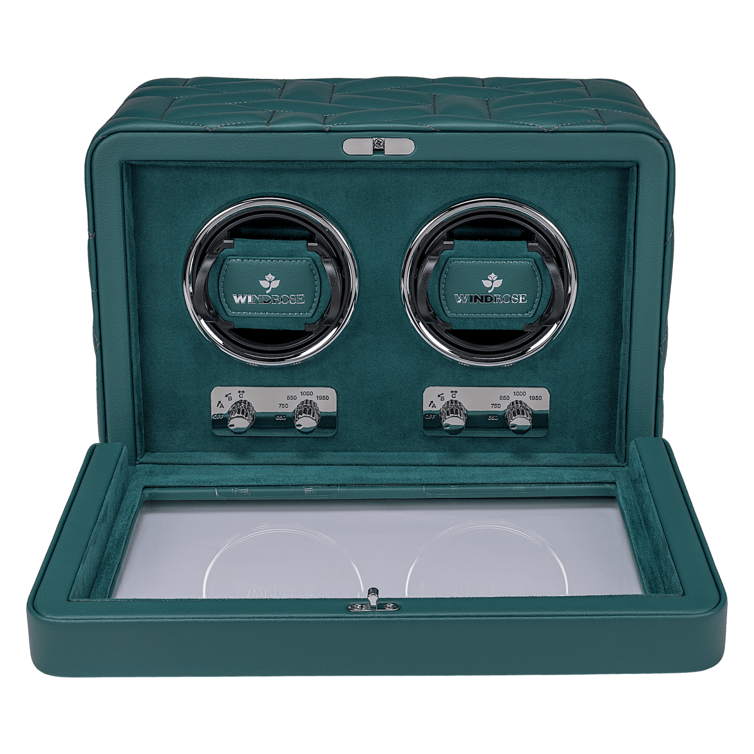 Watch Winder Noblesse 2 horloges Windrose 1967 - Horlogerieshop.nl