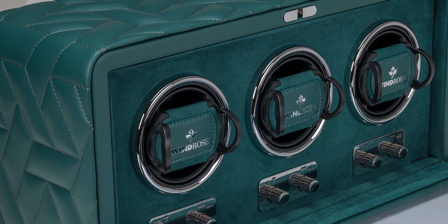 Watch Winder Noblesse 3 horloges Windrose 1967 - Horlogerieshop.nl