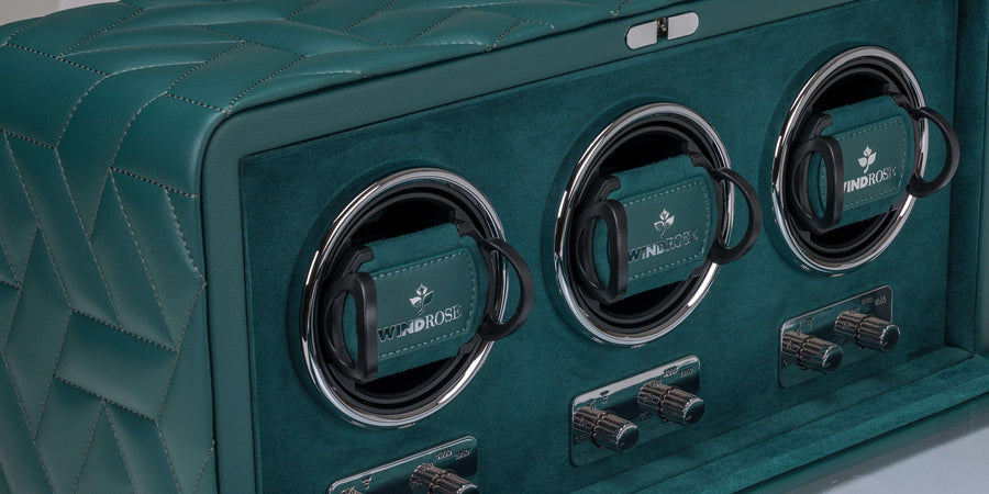Watch Winder Noblesse 3 horloges Windrose 1967 - Horlogerieshop.nl