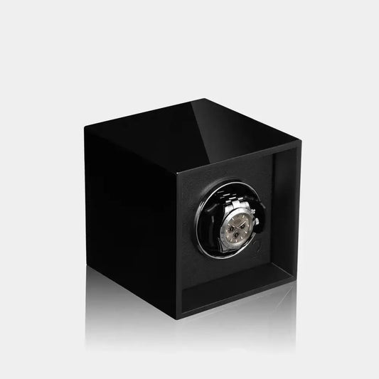 Watch winder Piano zwart hout 1 Horloge Modalo - Watch Winder - Horlogerieshop.nl