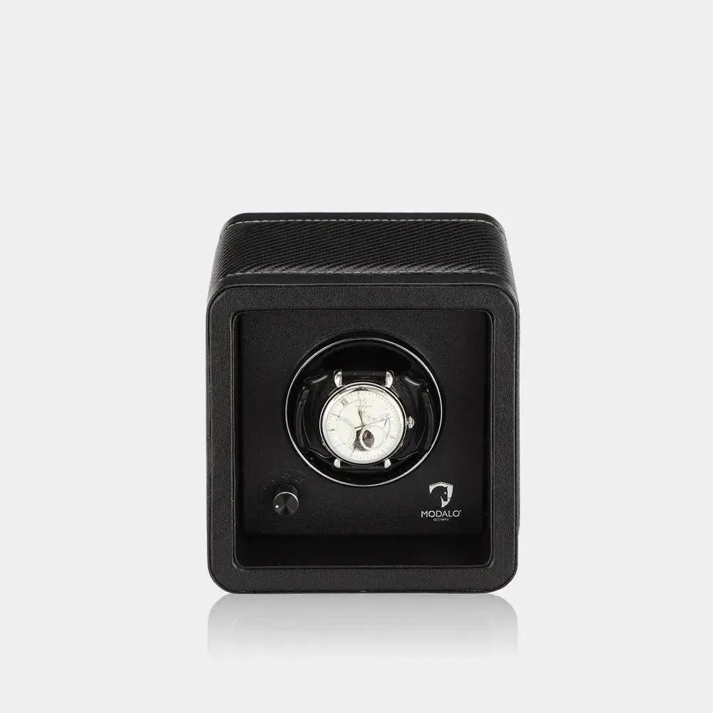 Watch winder Carbon 1 Horloge Modalo - Watch Winder - Horlogerieshop.nl