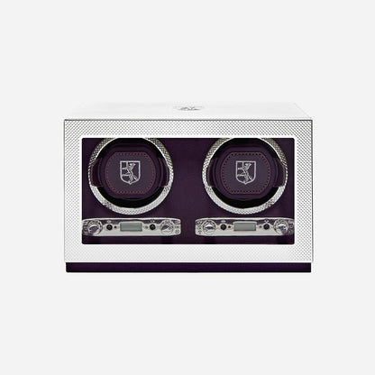 Watch winder Silver 2 Horloges Wolf 1834 - Horlogerieshop.nl