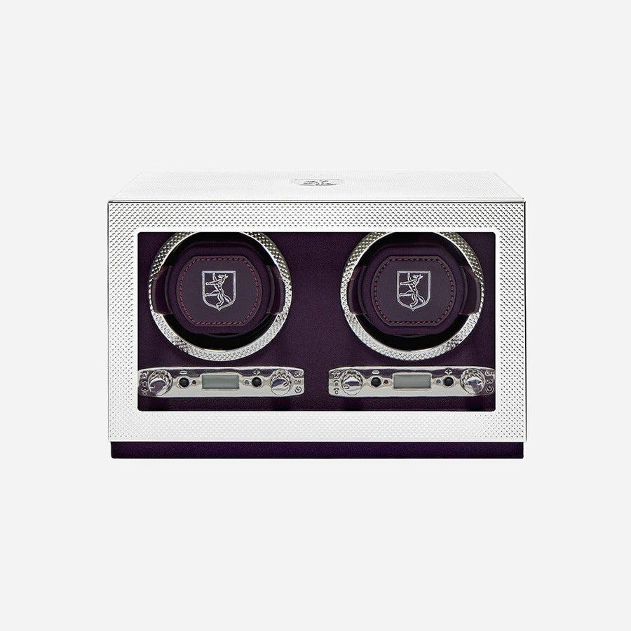 Watch winder Silver 2 Horloges Wolf 1834 - Horlogerieshop.nl