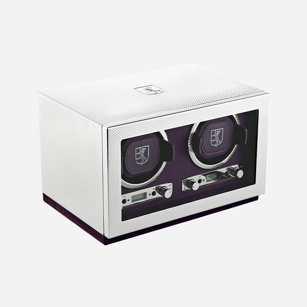 Watch winder Silver 2 Horloges Wolf 1834 - Horlogerieshop.nl