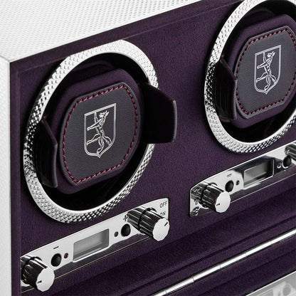 Watch winder Silver 2 Horloges Wolf 1834 - Horlogerieshop.nl
