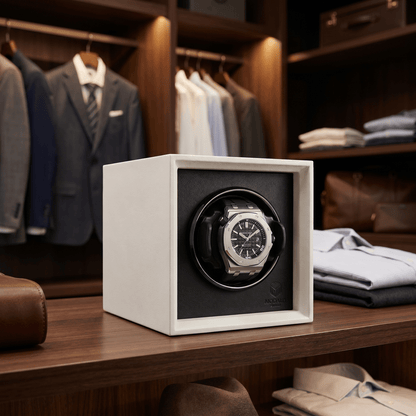Modalo TWIST watch winder Wit/zwart lifestyle