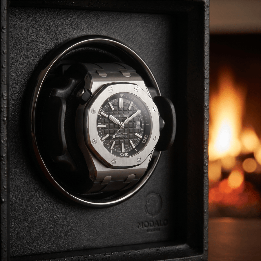 Modalo TWIST watch winder Zwart detail