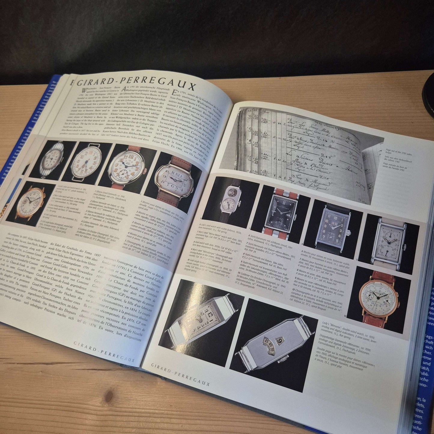 Wristwatches, Armbanduhren, Montres-Bracelets Tafelboek - Horlogerieshop.nl