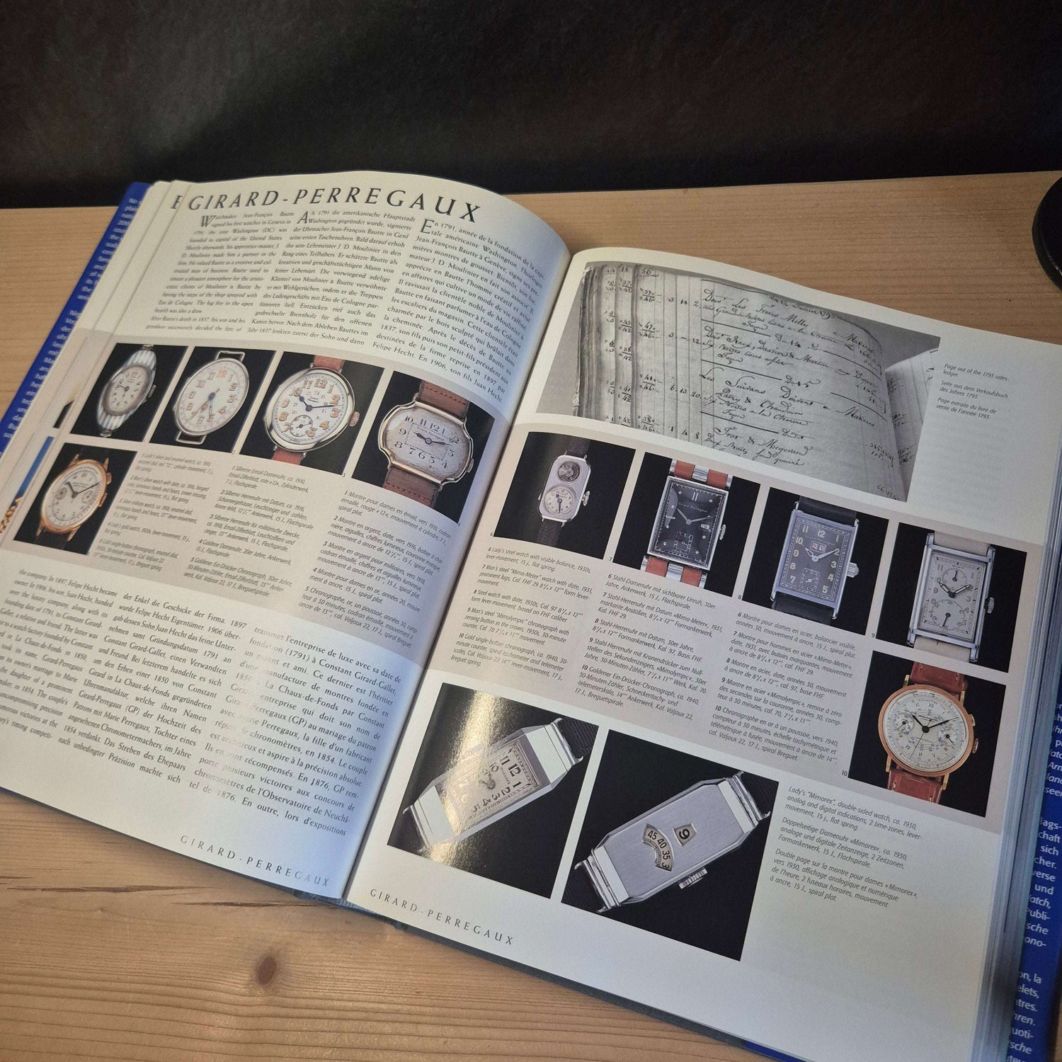 Wristwatches, Armbanduhren, Montres-Bracelets Tafelboek - Horlogerieshop.nl